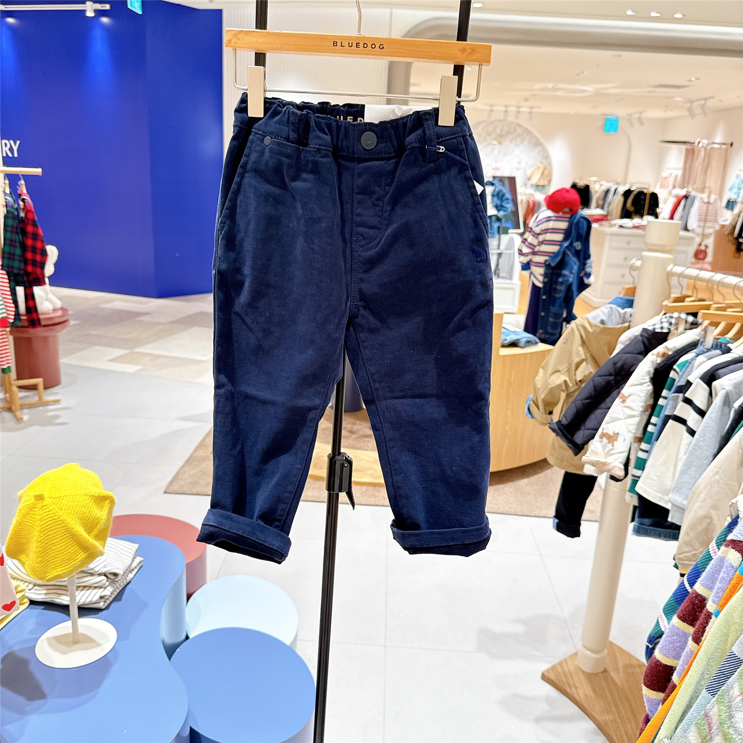 bluedog kids大蓝狗儿童时尚牛仔裤韩国代购2025冬季长裤休闲裤