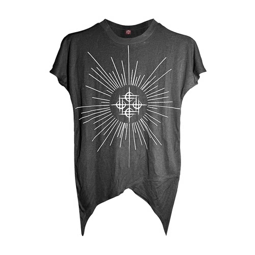 DETW燕尾异型下摆正肩短袖男女