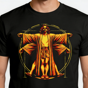 Vitruvian Dude   Big Lebowski T-Shirt