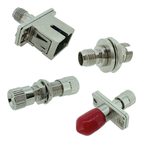 SMA光纤适配器耦合器法兰盘SMA-FC SMA-SC SMA-ST转接器
