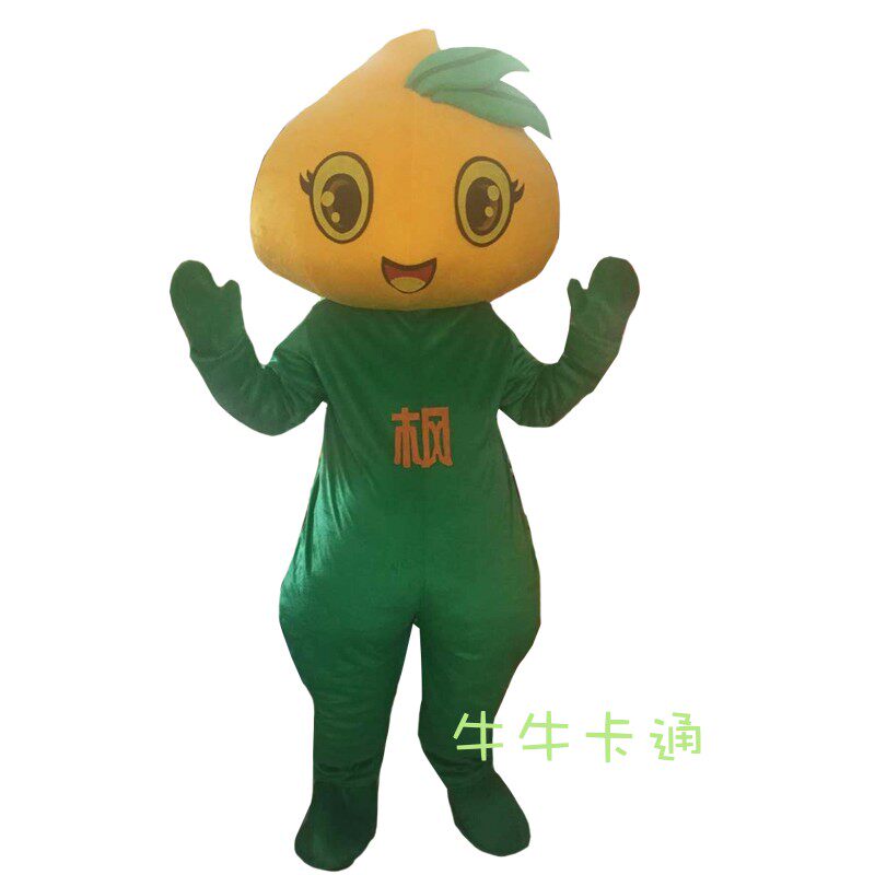 水果黄桃卡通人偶道具表演服