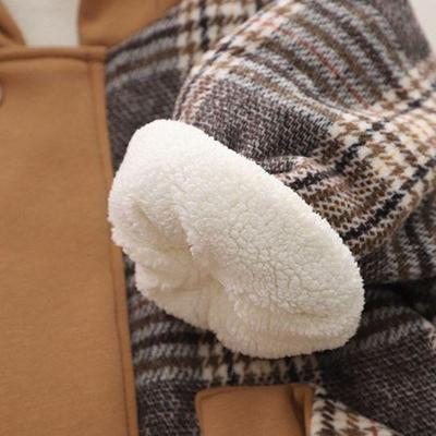 小童男童加绒冬装外套连