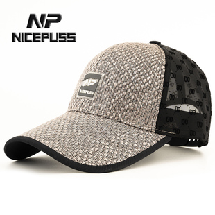 2026新款帽子男夏季薄款太阳帽男款长帽檐棒球帽女防晒遮阳帽网帽