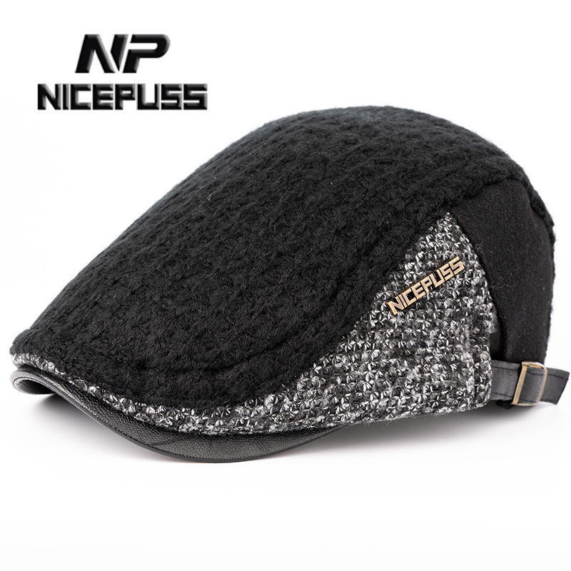 加绒加厚冬季时尚中老年针织帽子