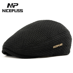 全封口不可调节鸭舌帽男款大头围帽子女冬季保暖贝雷帽反戴前进帽