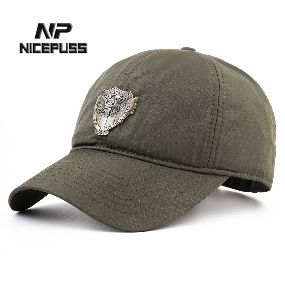 速干帽子男夏季薄款透气鸭舌帽男款大头围棒球帽防晒遮阳帽运动帽