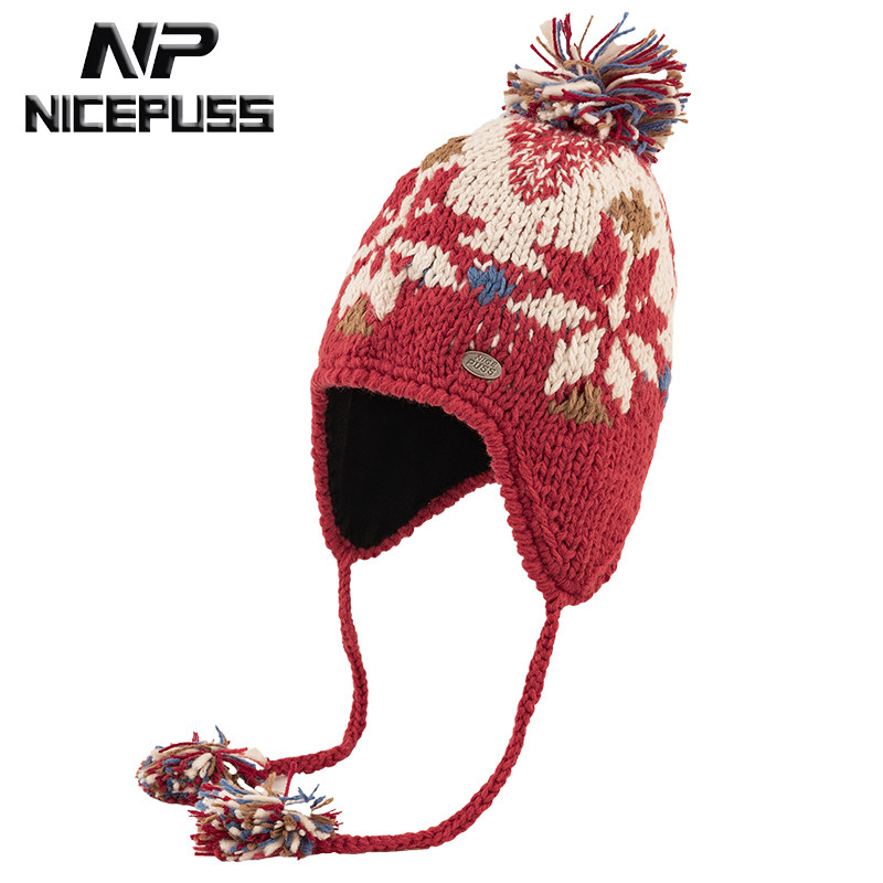 毛球帽子女秋冬百搭保暖护耳雷锋帽绒球毛线帽甜美可爱护耳针织帽,服饰配件/皮带/帽子/围巾,帽子,淘宝优惠券,粉丝福利购,淘宝优惠卷