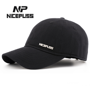 四季帽子男春夏新款大码鸭舌帽男款软顶棒球帽女大头围防晒遮阳帽