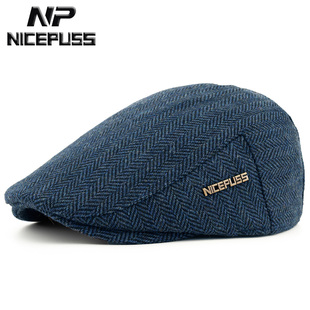 儿童帽子男孩冬女孩贝雷帽秋冬男童女童鸭舌帽潮中大童复古前进帽