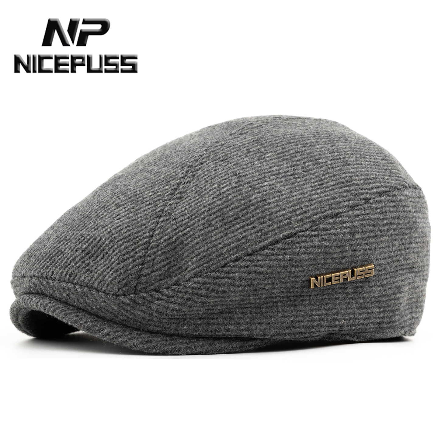 羊毛帽子2025新款保暖鸭舌帽