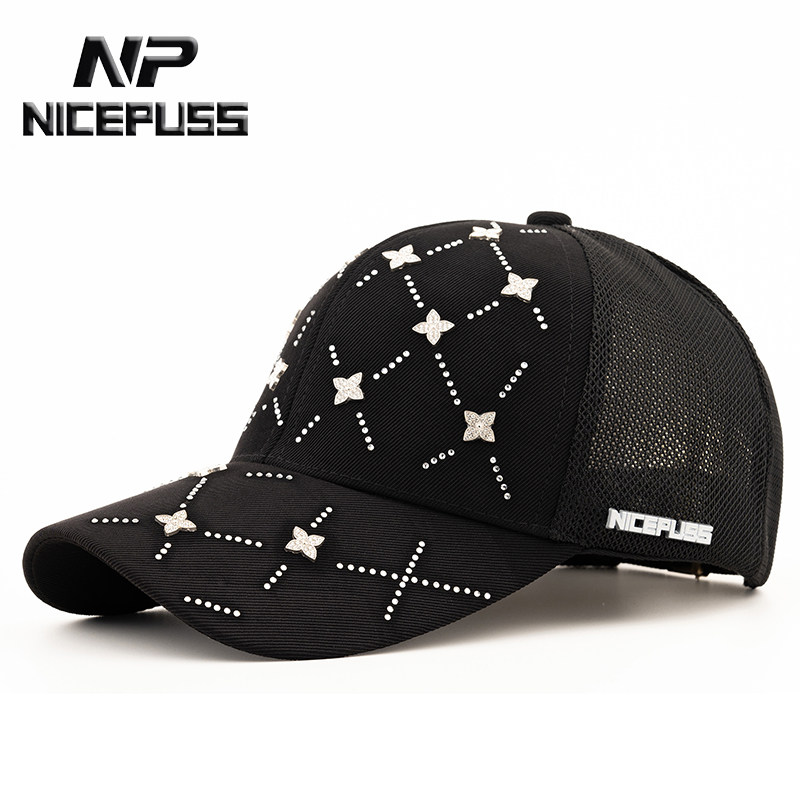 NP2026夏季新款帽子男款夏天网眼透气硬顶棒球帽女百搭防晒遮阳帽