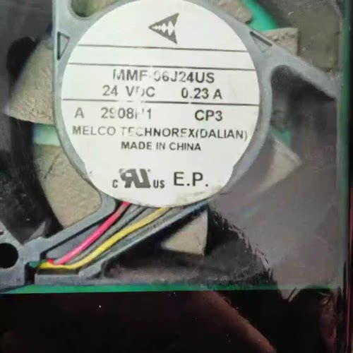 三菱MMF-06J24US-CP3/CP2 6025 DC24V0.23A 6CM3线变频器散热风扇