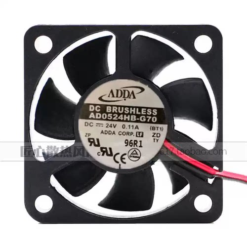 原装ADDA 5010 24V 0.11A 5CM 变频器 双滚珠风扇 AD0524HB-G70