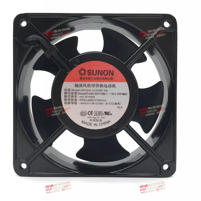正品SUNON12038 12CM 220V DP200A2123XBL.GN2123XBT机柜散热风扇