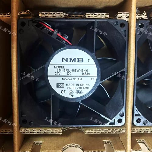 NMB 3615RL-05W-B40 DC24V 0.73A 9038 施耐德变频器散热风扇