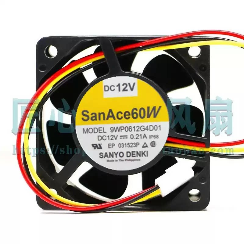 9WP0612G4D01 DC12V 原装正品日本三洋SANYO 三线 发那科进口风扇