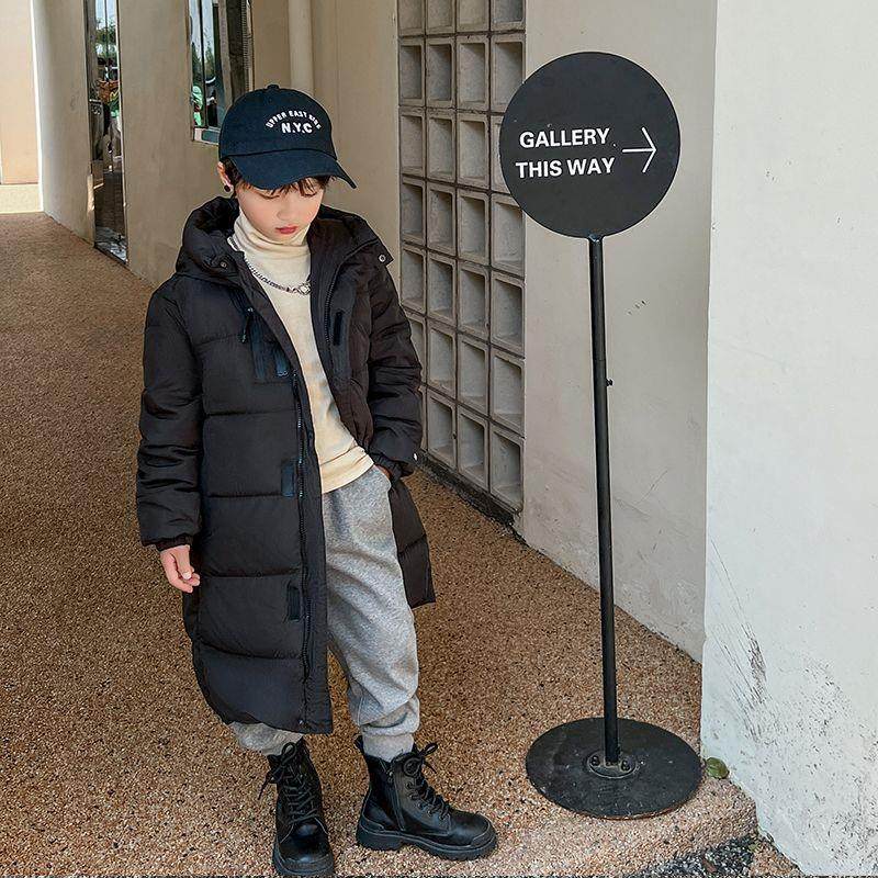 儿童羽绒服中长款2022年冬季新款男童女童中大童韩版过膝纯色外套,童装/婴儿装/亲子装,羽绒服,淘宝优惠券,粉丝福利购,淘宝优惠卷