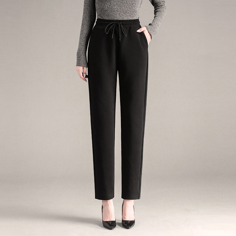 2026年春秋冬新款大码女裤中年妈妈裤子休闲直筒裤220斤女装2038