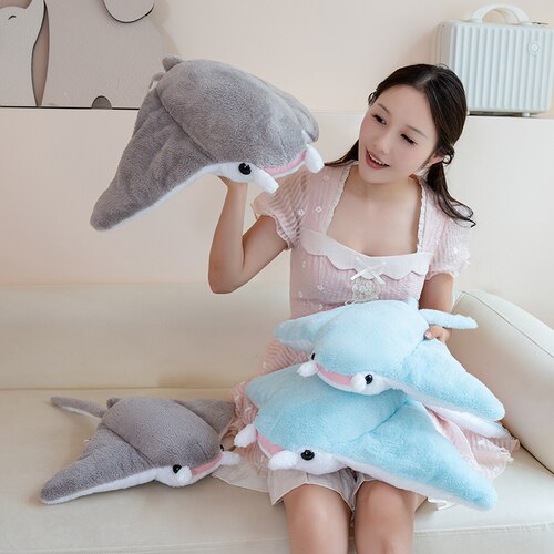 海洋生物超软毛绒抱枕公仔