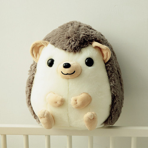 小刺猬日本仿真卡通儿童毛绒玩具