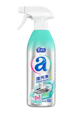 爱恩倍厨房重油污清洁剂500g*3瓶油污净抽油烟机强力去重油污除垢