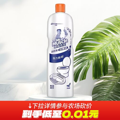 威猛先生洁厕液清香型480g马桶厕所清洁剂强力除垢液家用卫生间S