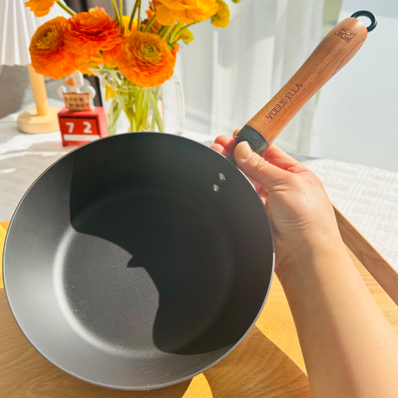 VE  无涂层平底煎锅家用加深一人食螺蛳粉锅煎蛋煎牛排儿童辅食锅