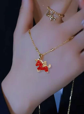 马上有钱花高级感项链锁骨链