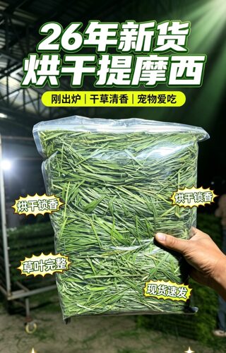 26年特级烘干提摩西草兔草兔子食用草豚鼠龙猫干草牧草兔粮饲料
