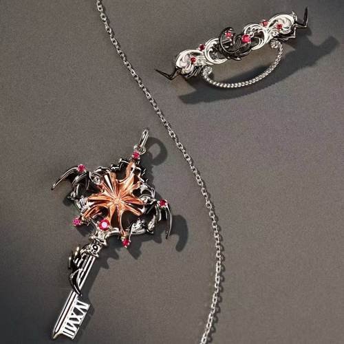 恋与深空沈星回秦彻黎深灵魂之钥系列吊坠胸针夏以昼祁煜周边礼物