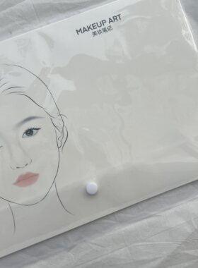 美妆绘画纸初学美妆练习美人图有色瞳孔眼影各种脸形化妆笔记教学