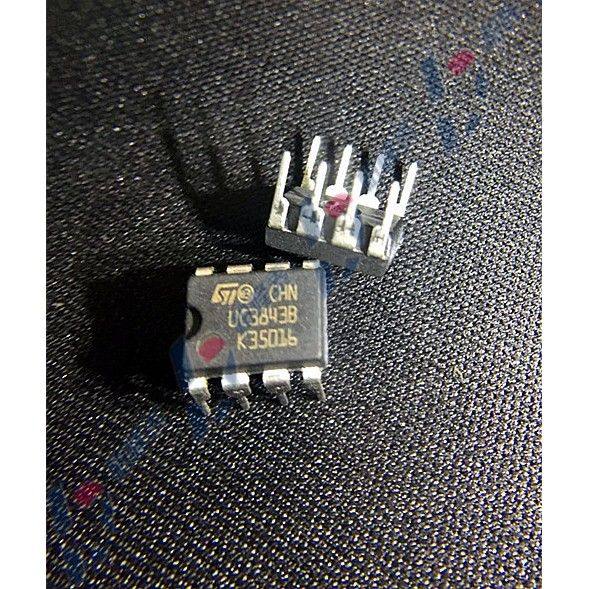 UC3843BN 丝印：UC3843B 直插DIP-8 PWM控制器 ST进口原装