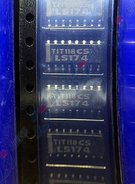 SN74LS174DR 丝印：LS174 SOP-16窄体 3.9MM TI进口原装