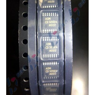 ADM3202ARUZ 丝印：ADM3202A TSSOP-16超薄 ADI进口原装