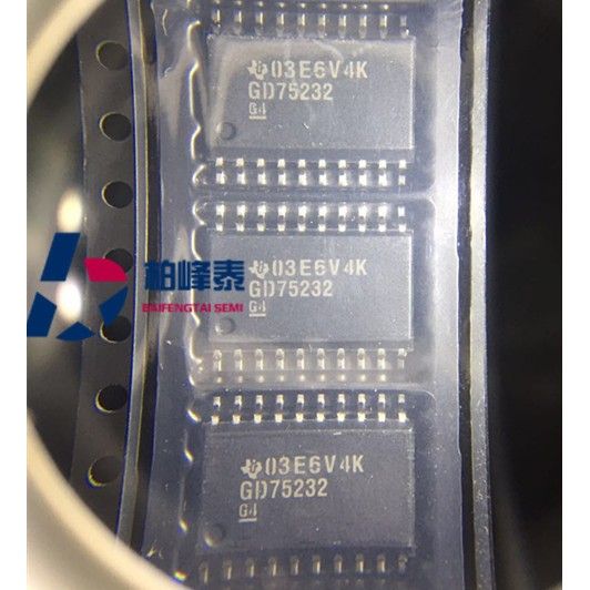 GD75232DWR 丝印：GD75232 SOP-20宽体 RS-232接口芯片