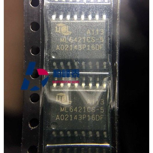 ML6421CS5X 丝印：ML6421CS-5 SOP-16 视频筛选器 全新正品