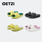 夏天榴莲刺沙滩凉拖鞋 OETZI一字拖鞋 女厚底外穿凉快夏季 潮踩屎感