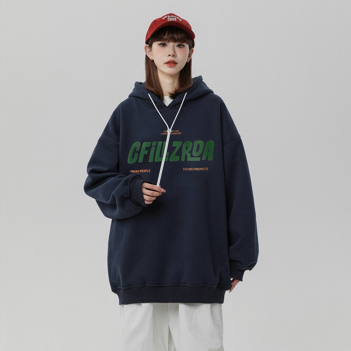 2024冬季加绒加厚复合连帽卫衣女打底衫B213-8088-P70控88,女装卫衣/绒衫,星座617A-4