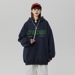 2024冬季加绒加厚复合连帽卫衣女打底衫 B213-8088-P70控88图片