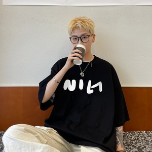 印花短袖t恤男夏季2024宽松 B213-8130-P25控49图片