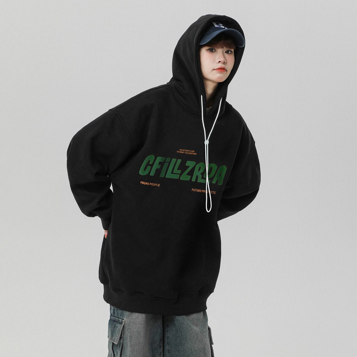 2024冬季加绒加厚复合连帽卫衣女打底衫B213-8088-P70控88,女装卫衣/绒衫,星座617A-4