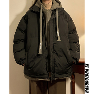 2024冬季加厚保暖假两件连帽棉衣女棉服 B213-8111-P100控148图片