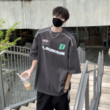 夏季赛车风格体恤男休闲宽松短袖t恤B213-8136-P38控58，男装T恤，星座617A-4