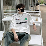 夏季赛车风格体恤男休闲宽松短袖t恤B213-8136-P38控58，男装T恤，星座617A-4