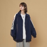 2024秋季夜光字母印花外套女拼接夹克B213-8068-P70控88，女装短外套，星座617A-4