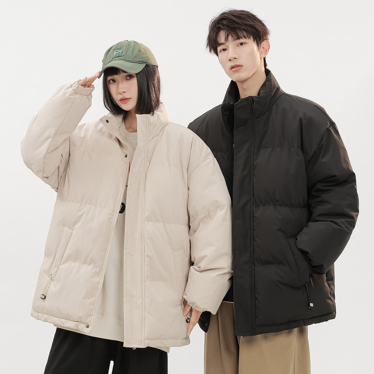直播品质 二次开发 10W现货光板纯色棉衣棉服 B213-JH7701-P65图片