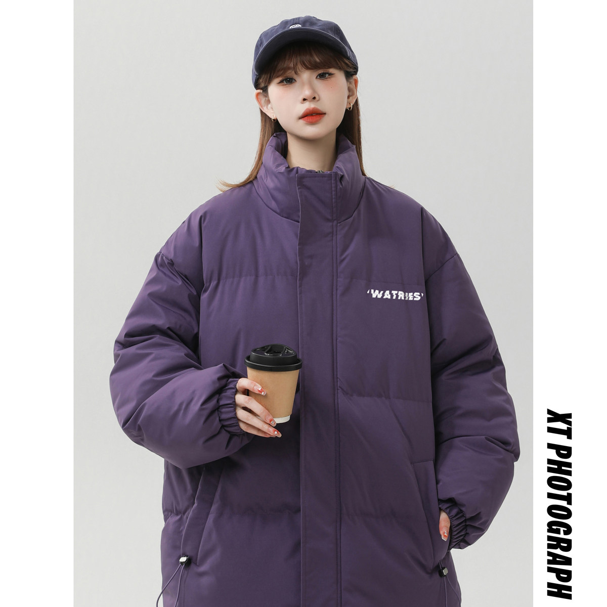 2024冬季立领棉服女棉衣外套B213-8093-P80控108,女装棉衣/棉服,星座617A-4