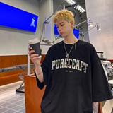 2024夏季印花男宽松T恤短袖B213-8059-P25控49，男装T恤，星座617A-4