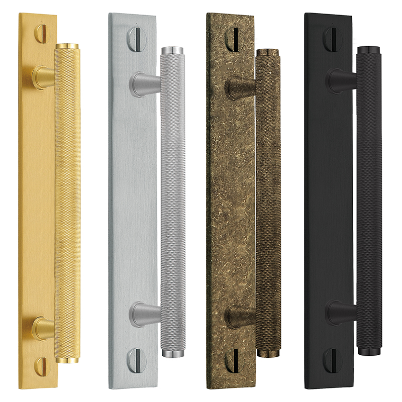 世连泰好纯铜美式复古门拉手把手