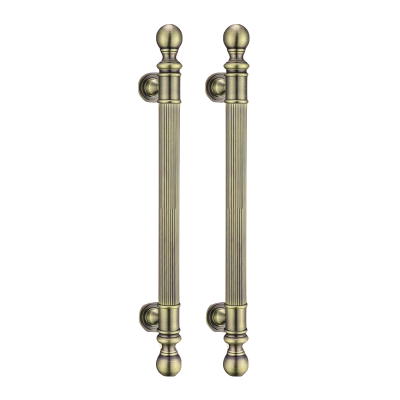 世连泰好全铜双开实木门把手拉手